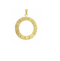 Pingente Mandala Meus Filhos Amados Folheado Ouro 18k Pingente Mandala Meus Filhos Amados Folheado Ouro 18k