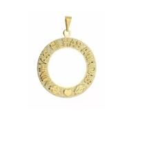 Pingente Mandala Minhas Filhas Amadas Folheado Ouro 18k Pingente Mandala Minhas Filhas Amadas Folheado Ouro 18k