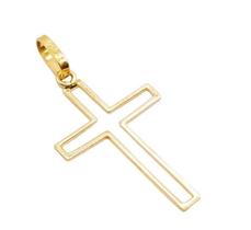 Pingente Masculino Cruz De Ouro 18k Grande Pingente Masculino Cruz De Ouro 18k Grande