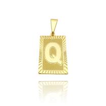 Pingente Masculino Ouro De Letra (Entra e Escolha Sua Letra) Banhado Ouro 24k Feminino