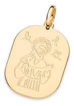 Pingente Medalha Com Um Lado Composto Por S 542753