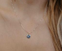 Pingente Medalha Coqueiro de Semijóia