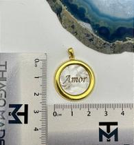 Pingente Medalha de Amor em Ouro 18k - 01 Unidade Pingente Medalha de Amor em Ouro 18k - 01 Unidade