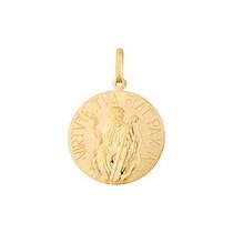 Pingente Medalha de São Bento em Ouro 18k