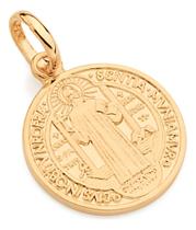 Pingente Medalha De São Bento.med 2,30 Cm X 542689