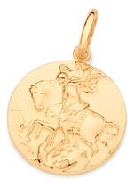 Pingente Medalha De São Jorge.med 3,4 Cm X 542707