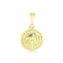 Pingente Medalha Dizeres Pequeno Príncipe Folheado A Ouro Pingente Medalha Dizeres Pequeno Príncipe Folheado A Ouro