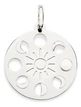 Pingente Medalha Fases Da Lua Composto Por S 342622