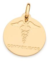 Pingente Medalha Formado Por Símbolo Profis 542327