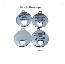 Pingente Medalha Hooponopono 12 Unidades
