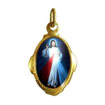 Pingente Medalha Jesus Misericordioso Resinada Pingente Medalha Jesus Misericordioso Resinada