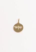 Pingente Medalha Libélula Vazada Folheado a Ouro 18K Dourado Salvatore Pingente Medalha Libélula Vazada Folheado a Ouro 18K Dourado Salvatore