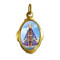 Pingente Medalha Nossa Senhora Aparecida Resinada Pingente Medalha Nossa Senhora Aparecida Resinada