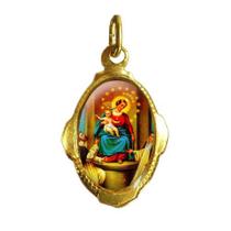 Pingente Medalha Nossa Senhora do Rosário Resinada Pingente Medalha Nossa Senhora do Rosário Resinada