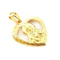 Pingente Medalha Sagrado Coração 15mm Pingente Medalha Sagrado Coração 15mm