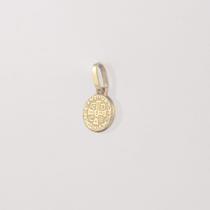 Pingente Medalha São Bento M Ouro 18k Certificado Garantia