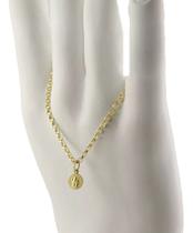 Pingente Medalha São Bento Ouro 18k 750 Certificado Garantia Amarelo