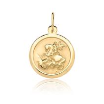 Pingente Medalha São Jorge Ouro Puro 10k P26 Pingente Medalha São Jorge Ouro Puro 10k P26