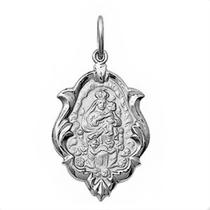 Pingente Medio 1.8cm Trabalhado 49 Santos Ouro 18k Branco k130 Pingente Medio 1.8cm Trabalhado 49 Santos Ouro 18k Branco k130