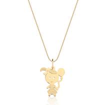 Pingente Menina Filha Ouro 18k P118 Pingente Menina Filha Ouro 18k P118