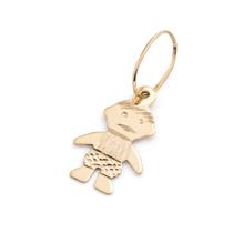 Pingente Menino 1,2cm de Ouro 18k 750