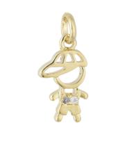 Pingente menino com strass Pingente menino com strass