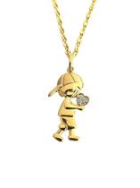 Pingente Menino Coração Ouro 18K - 1.98 Pingente Menino Coração Ouro 18K - 1.98