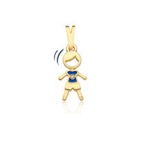 Pingente Menino Revestido em Ouro Pingente Menino Revestido em Ouro