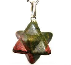 Pingente Merkabah de Unakita com Montagem em Pino de Prata 950 - Atacado