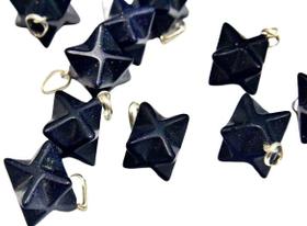 Pingente Merkabah Estrela Azul Extra em Prata 950 - Atacado Pingente Merkabah Estrela Azul Extra em Prata 950 - Atacado