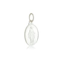 Pingente Milagrosa De Nossa Senhora Das Graças Prata 925 Kl