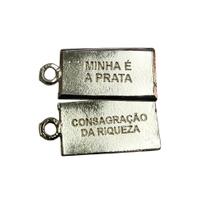 Pingente Minha é a Prata Metal - 10 Unidades de Acessórios Pingente Minha é a Prata Metal - 10 Unidades de Acessórios