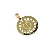 Pingente Minha Profissão Engenharia Florestal Folheado 18k Pingente Minha Profissão Engenharia Florestal Folheado 18k