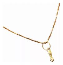 Pingente Mini Figa Dupla Face Em Ouro 18k 750 (pequena)