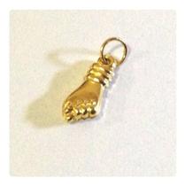 Pingente Mini Figa Ouro 18k 750 Para Bebê Recém Nascido Pingente Mini Figa Ouro 18k 750 Para Bebê Recém Nascido