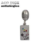 Pingente Mini Game Tetris em Aço Inóx Antialérgico Pulseiras Berloque