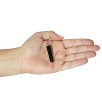 PINGENTE MINI PONTA OBSIDIANA - (3 a 5)cm - BANHO DE OURO