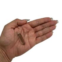 PINGENTE MINI PONTA QUARTZO FUMÊ - (3 a 5)cm - PRATA 925