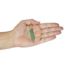 PINGENTE MINI PONTA QUARTZO VERDE - (3 a 5)cm