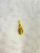 Pingente Monte Carlo Em Ouro Amarelo 18k Peso: 0,62gr Pingente Monte Carlo Em Ouro Amarelo 18k Peso: 0,62gr