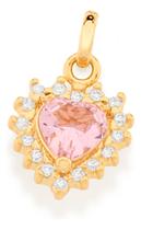 Pingente No Formato De Coração, Cravejado 542377 Pingente No Formato De Coração, Cravejado 542377