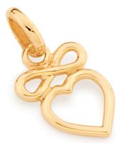 Pingente No Formato De Coração Vazado Com 542429