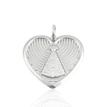 Pingente Nossa Senhora Aparecida Aço Inoxidável Antialérgico