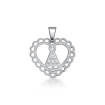 Pingente Nossa Senhora Aparecida Aço Inoxidável Hipoalérgico Pingente Nossa Senhora Aparecida Aço Inoxidável Hipoalérgico