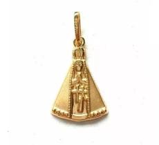 PINGENTE NOSSA SENHORA APARECIDA EM OURO 18K 750 (cod5y) PINGENTE NOSSA SENHORA APARECIDA EM OURO 18K 750 (cod5y)