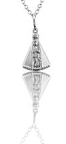 PINGENTE NOSSA SENHORA APARECIDA EM PRATA 950 (cod6y)