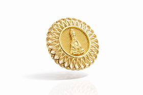 Pingente Nossa Senhora Aparecida Folheado Ouro 18k Couti Pingente Nossa Senhora Aparecida Folheado Ouro 18k Couti