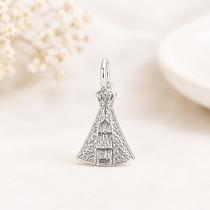 Pingente Nossa Senhora Aparecida Unissex 925 Original Maciça Pingente Nossa Senhora Aparecida Unissex 925 Original Maciça