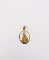 Pingente nossa senhora banhado a ouro