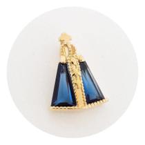 Pingente Nossa Senhora Clássica em Zircônia - Banhado Ouro Pingente Nossa Senhora Clássica em Zircônia - Banhado Ouro